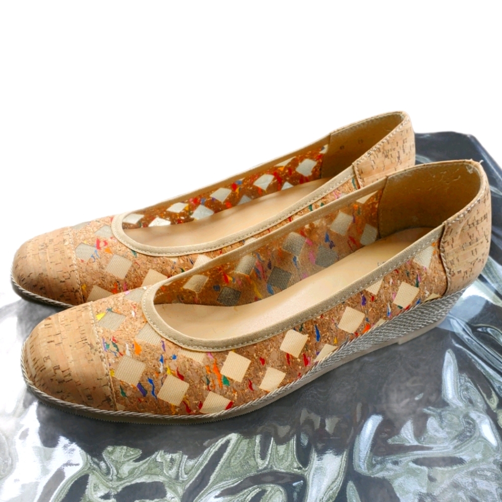 Sesto Meucci Myra Cork Espadrilles | Size 8
